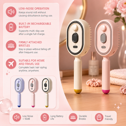 BELSUNA™ MistGlow Hair Therapy Brush