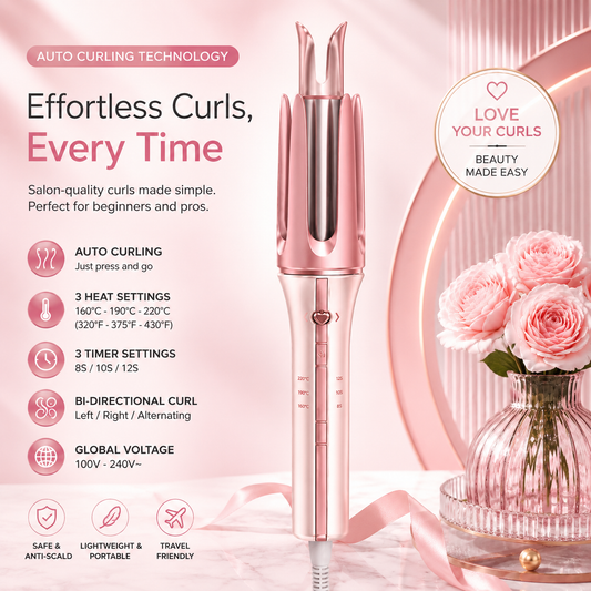 BELSUNA™ AirCurlPro – Automatic Hair Curler