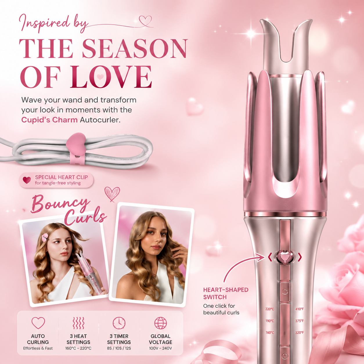 BELSUNA™ AirCurlPro – Automatic Hair Curler